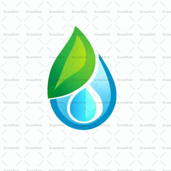 Wassertropfen und Blatt